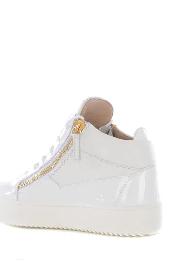 Giuseppe Zanotti Sneakers Hi-top Logo In White