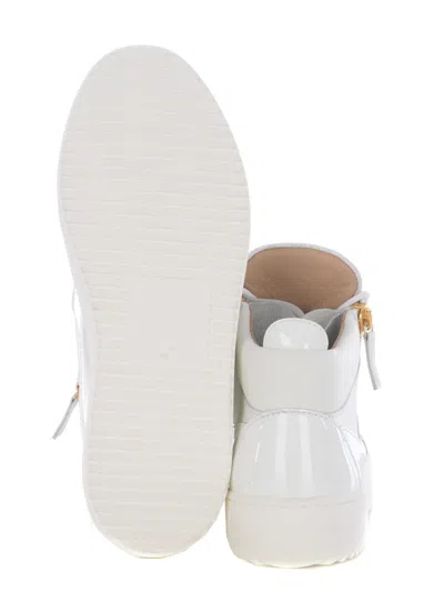 Giuseppe Zanotti Sneakers Hi-top Logo In White