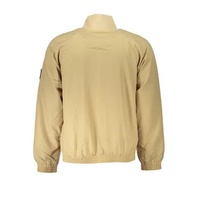 Calvin Klein Beige Long Sleeved Sports Jacket In Beige