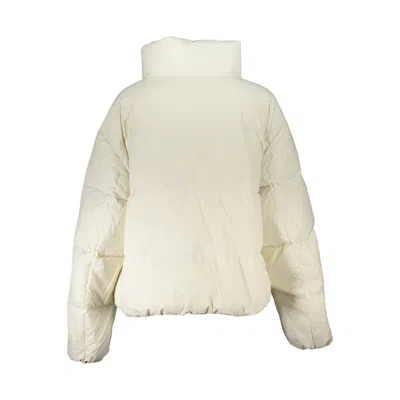 Calvin Klein Chic White Long Sleeve Recycled Jacket In White
