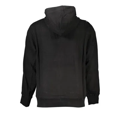 Calvin Klein Elegant Long Sleeve Hooded Sweater In Black