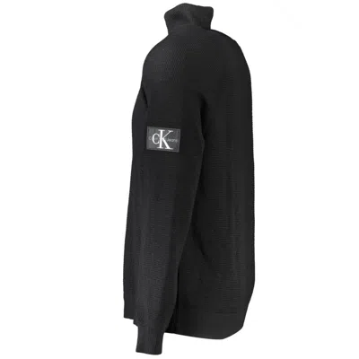Calvin Klein Black Wool Sweater In Black