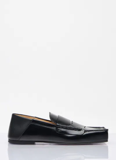 Jacquemus Les Mocassins Carre Leather Loafer In Black