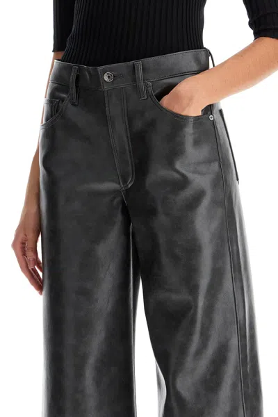 Shop Agolde Recycled Leather Pants