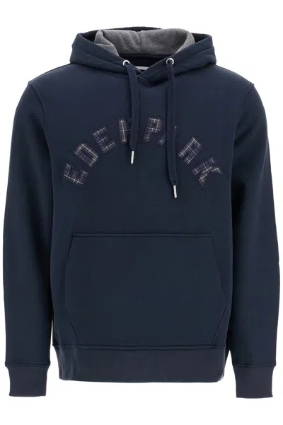 Shop Eden Park Hooded Sweatshirt With Logo Patch