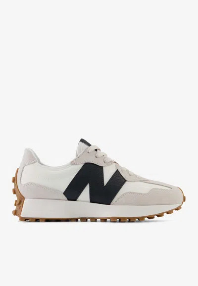 New Balance Canvas And Suede Sneakers In White