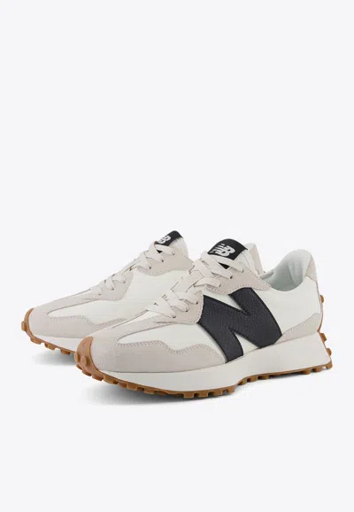 New Balance Canvas And Suede Sneakers In White