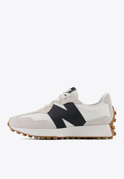New Balance Canvas And Suede Sneakers In White