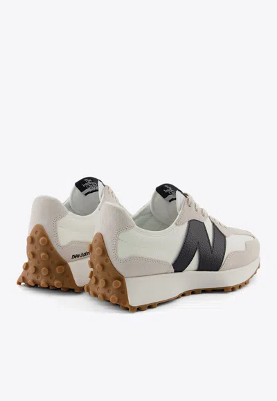 New Balance Canvas And Suede Sneakers In White