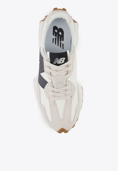 New Balance Canvas And Suede Sneakers In White