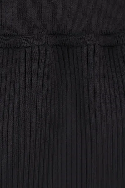 Cfcl Ribbed-knit Trousers In Black