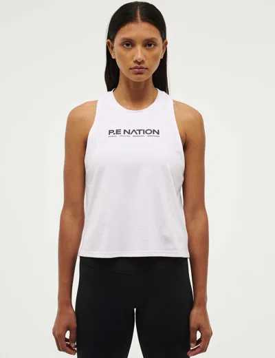 P.e Nation Aero Tank In White