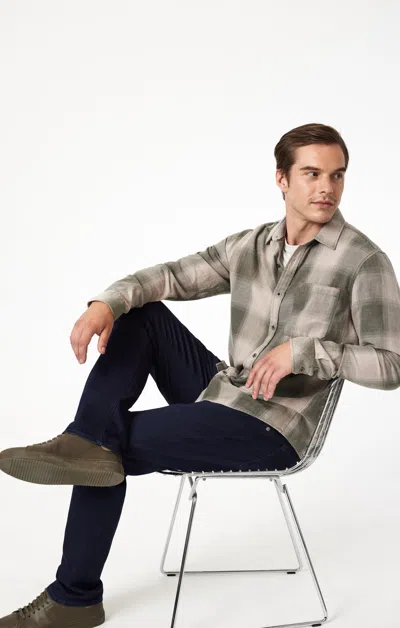 Mavi Marcus Slim Straight Leg In Rinse Supermove In Dark Blue