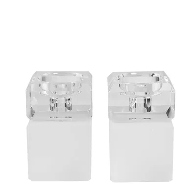 Lainy Home Regal Two Tone Candleholders