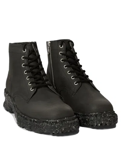 Shop Miharayasuhiro Maison Mihara Yasuhiro Vintage-like Combat Boots In Black