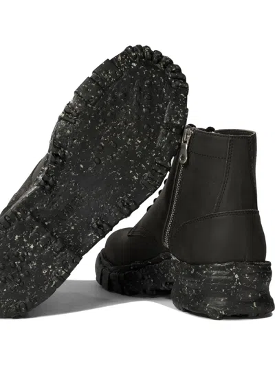 Shop Miharayasuhiro Maison Mihara Yasuhiro Vintage-like Combat Boots In Black