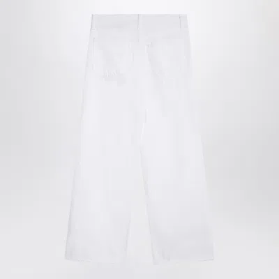 Agolde White Jeans In Regenerated Denim