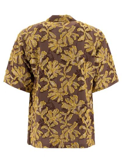 Needles "floral Oasis" Embroidered Short Sleeve Shirt