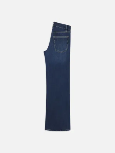 Frame Blue Wide Jeans With Drawstring In Blue