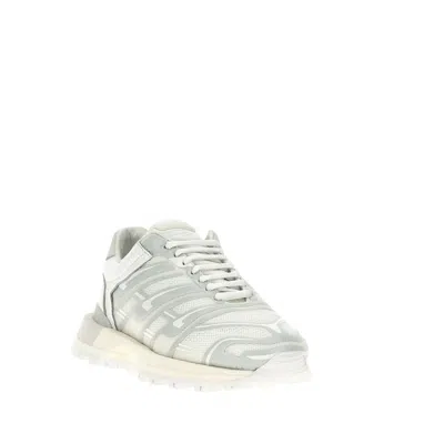 Maison Margiela White Mesh And Rubber 50-50 Sneakers