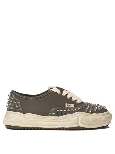 Shop Miharayasuhiro Maison Mihara Yasuhiro "baker" Studded Sneakers