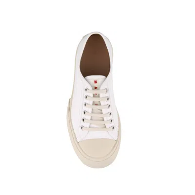 Marni Sneakers Donna Pelle Bianco
