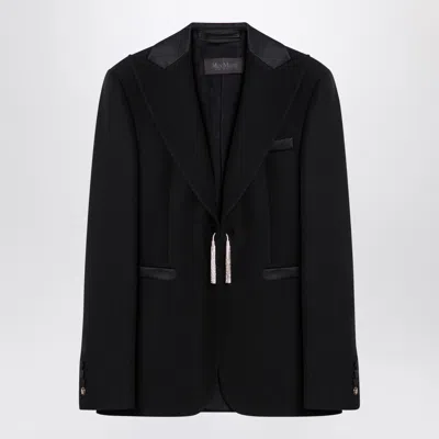 Max Mara Virgin Wool Tassel-fastened Blazer