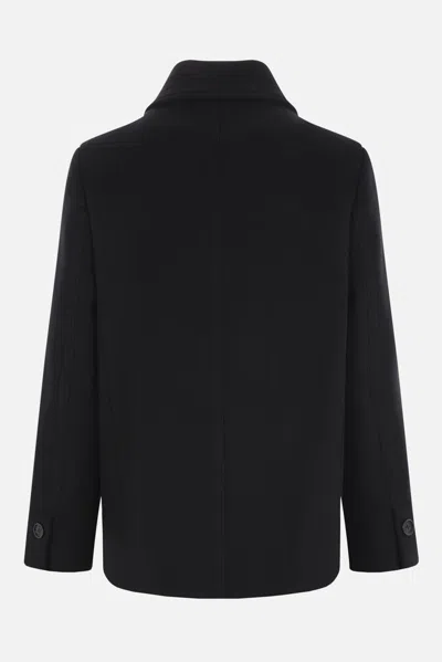 Shop Ferragamo Coats In Black