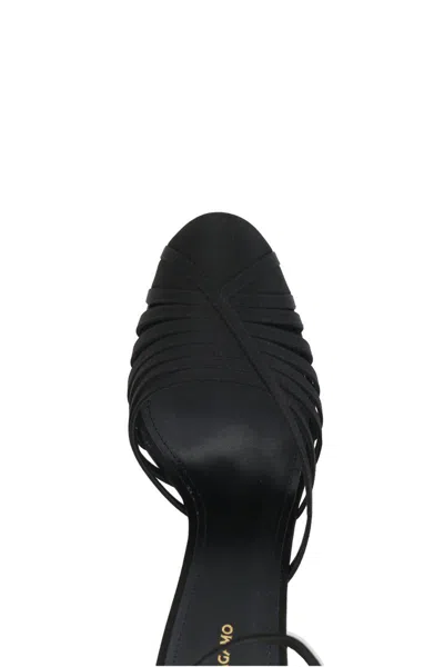 Shop Ferragamo With Heel In Black