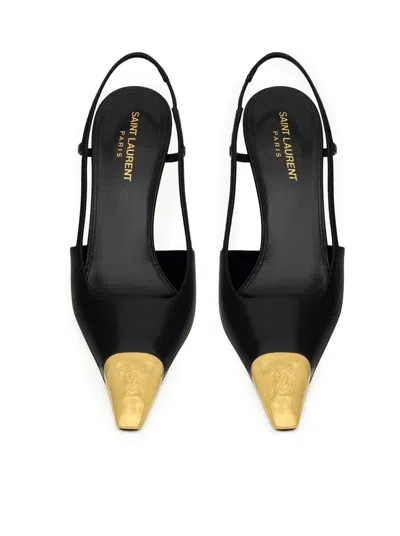 Shop Saint Laurent Pumps Shoes In Black