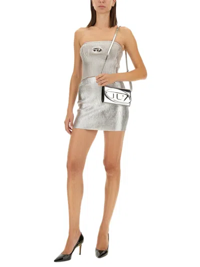 Diesel M-isi Skirt In Silver