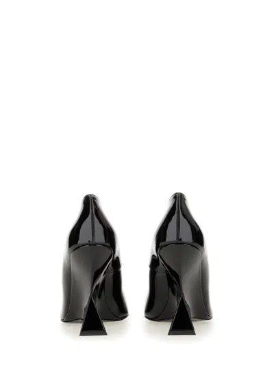 Attico Cheope 105mm Pointed-toe Pumps In Black