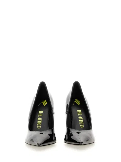 Attico Cheope 105mm Pointed-toe Pumps In Black