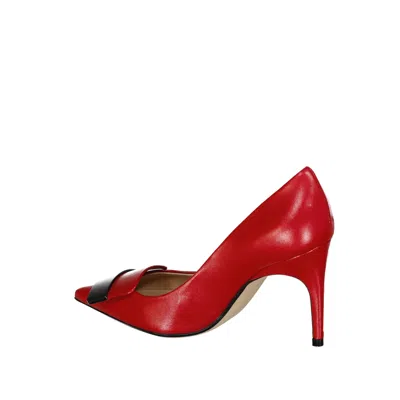 Sergio Rossi 090 Leather Pumps In Red
