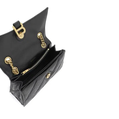 Balenciaga Crush Small Shoulder Bag In Black