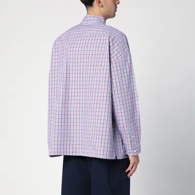 Shop New Amsterdam Surf Association Checked Cotton Shirt In Multicolor