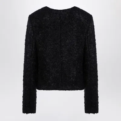 The Garment Recycled Wool Blend Black Vienna Jacket In Black