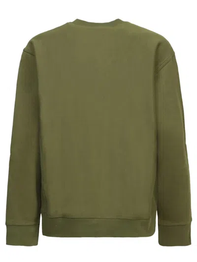 Carhartt American Script Crewneck Sweatshirt In Green