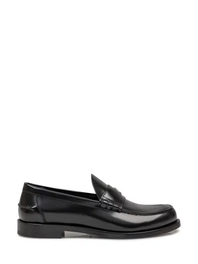 Shop Givenchy Mr G Leather Loafer In Black