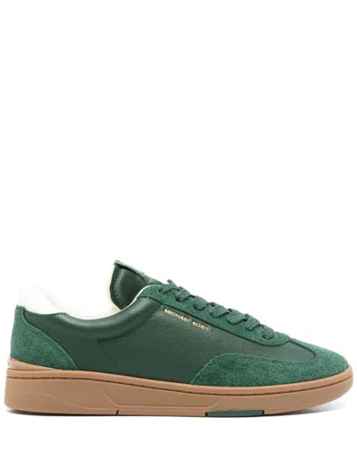 Shop Michael Kors Wilton Lace Up Sneakers Shoes In Green