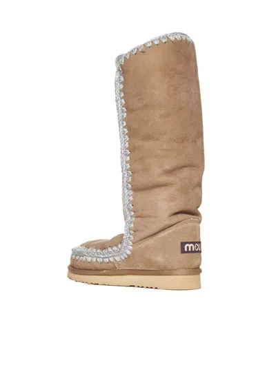 Shop Mou Boots In Dark Stone