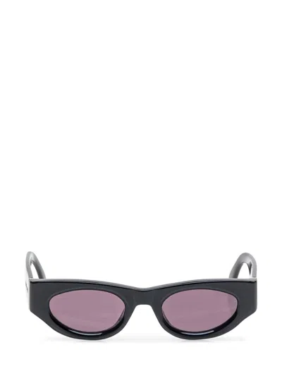 Shop Palm Angels Griffith Sunglasses In Black