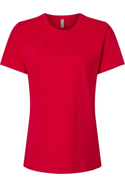 Next Level Women´s Cotton Relaxed T-shirt In Red