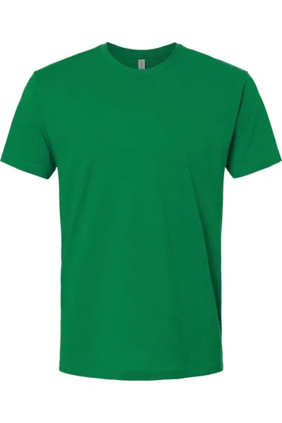 Next Level Unisex Cotton T-shirt In Green
