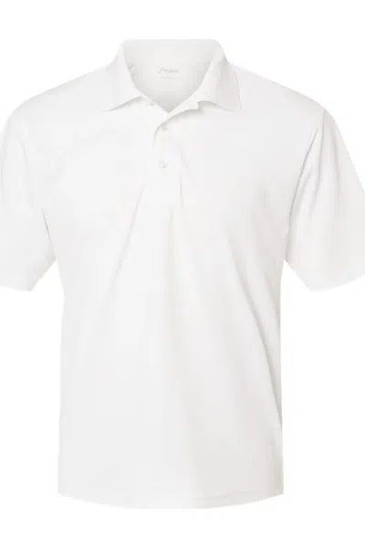 Paragon Saratoga Performance Mini Mesh Polo In White