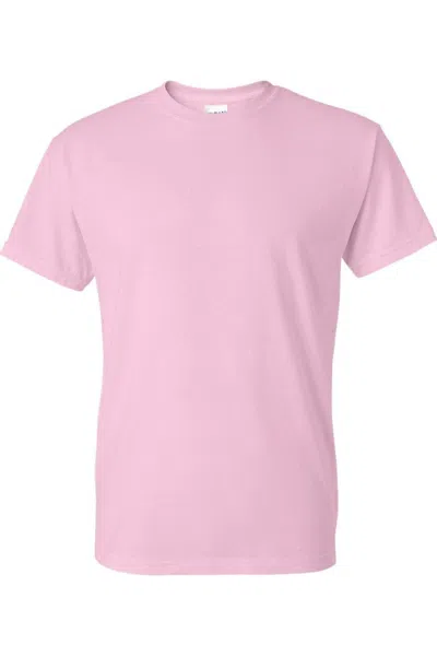 Gildan Mens Heavy Cotton Short-sleeved T-shirt In Pink