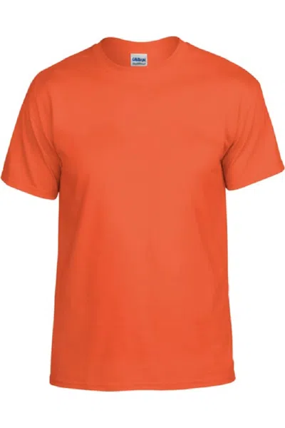 Gildan Dryblend Adult Unisex Short Sleeve T-shirt In Orange