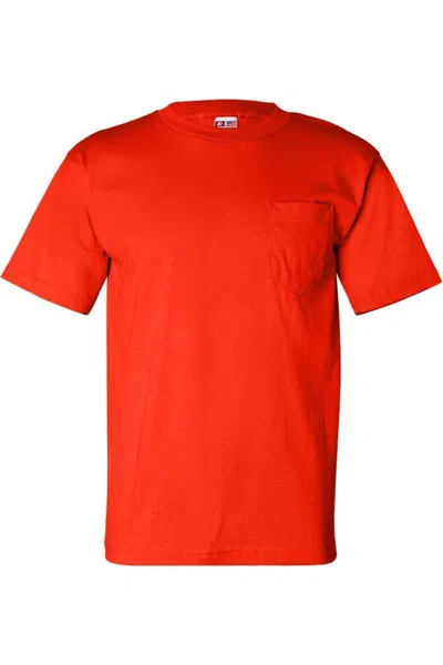 BAYSIDE USA-MADE T-SHIRT WITH A POCKET 