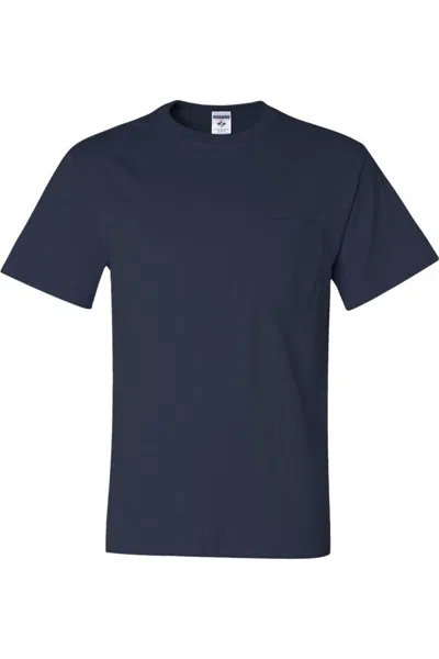 Jerzees Dri-power 50/50 T-shirt With A Pocket In Multi