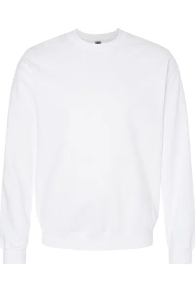 Gildan Softstyle Crewneck Sweatshirt In White